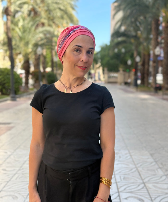 Pañuelo Oncológico Carla Bedia | Carlota Coral