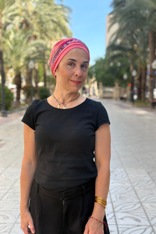 Pañuelo Oncológico Carla Bedia | Carlota Coral