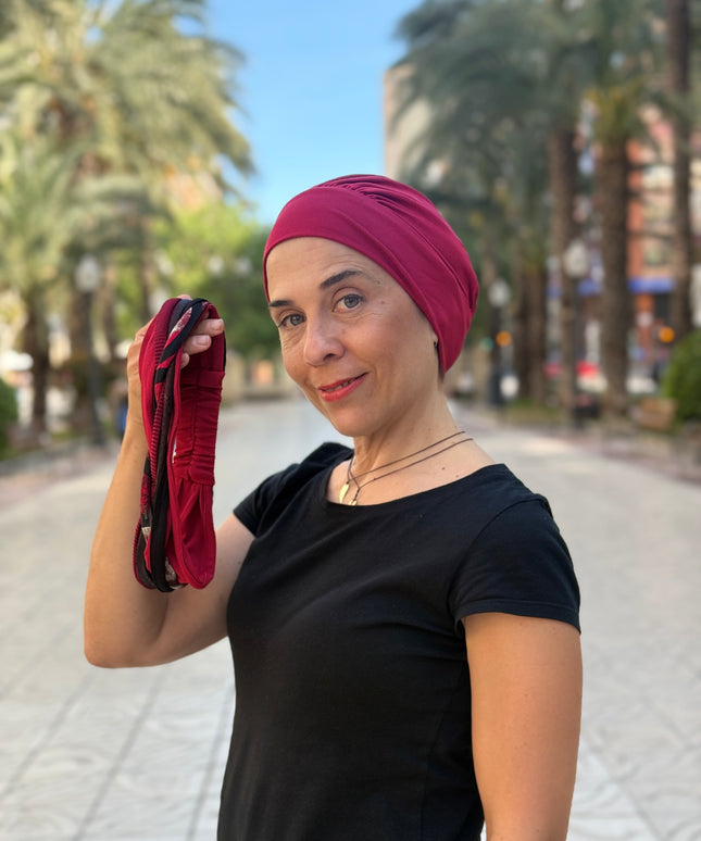 Pañuelo Oncológico Carla Bedia | Carlota Rojo