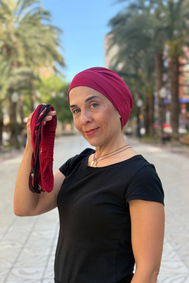 Pañuelo Oncológico Carla Bedia | Carlota Rojo