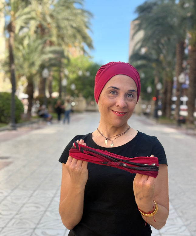 Pañuelo Oncológico Carla Bedia | Carlota Rojo