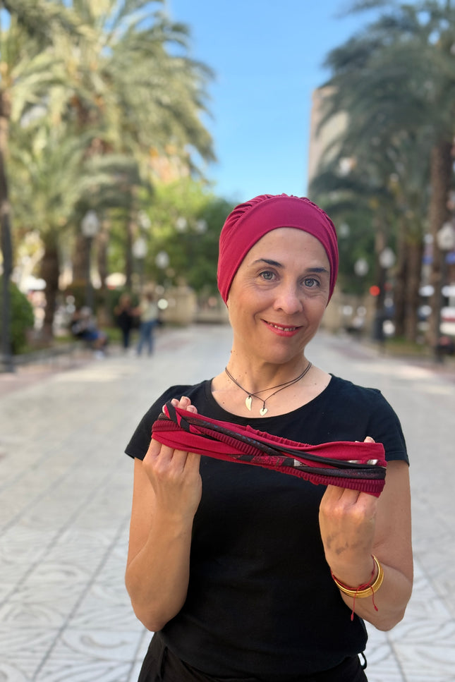 Pañuelo Oncológico Carla Bedia | Carlota Rojo