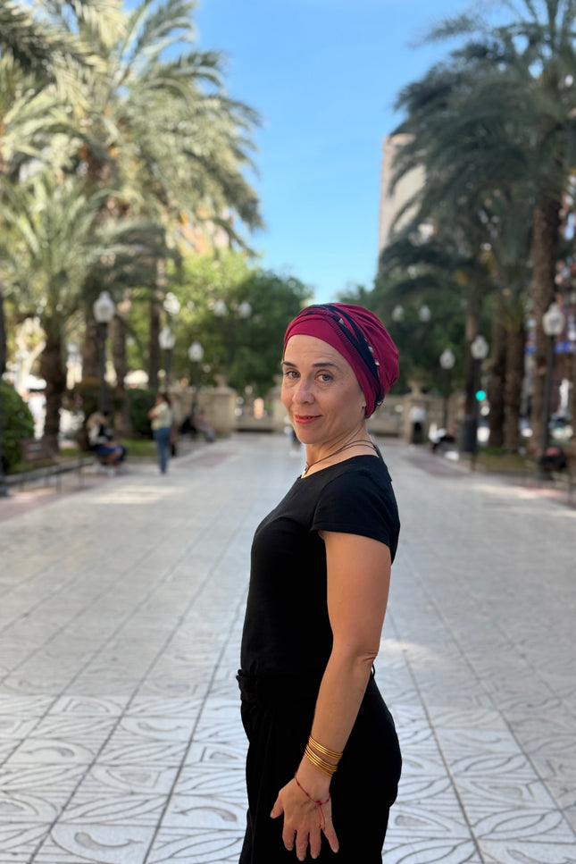 Pañuelo Oncológico Carla Bedia | Carlota Rojo