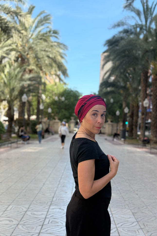 Pañuelo Oncológico Carla Bedia | Carlota Rojo