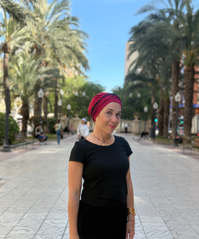 Pañuelo Oncológico Carla Bedia | Carlota Rojo