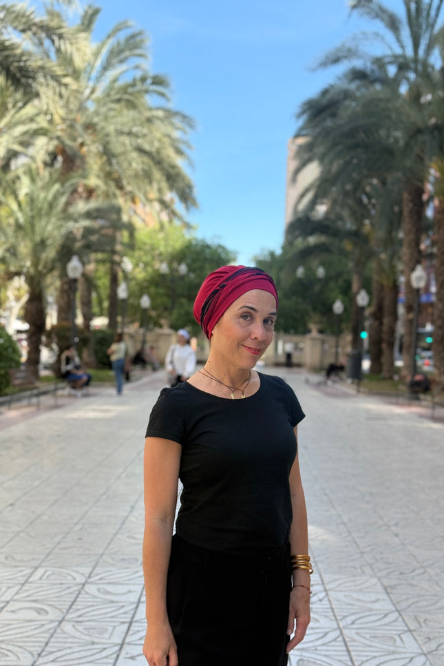 Pañuelo Oncológico Carla Bedia | Carlota Rojo