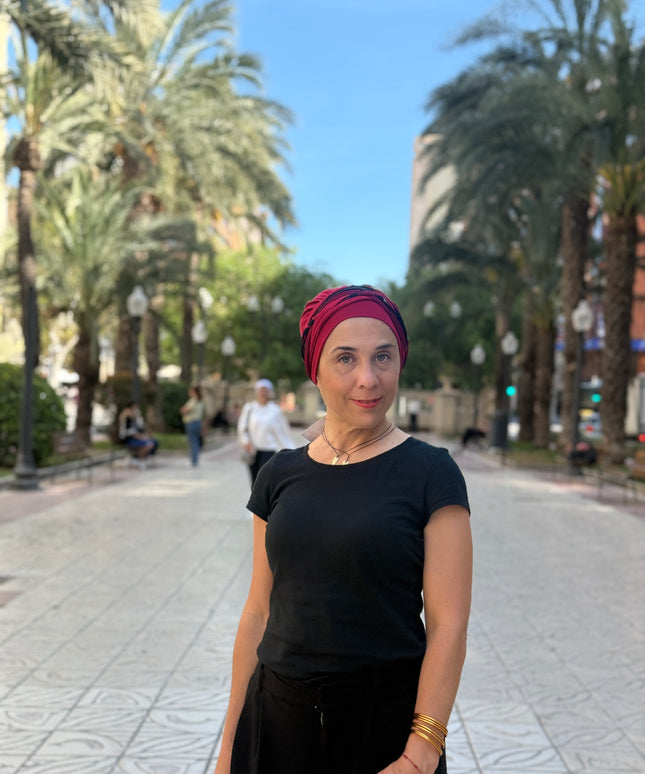 Pañuelo Oncológico Carla Bedia | Carlota Rojo