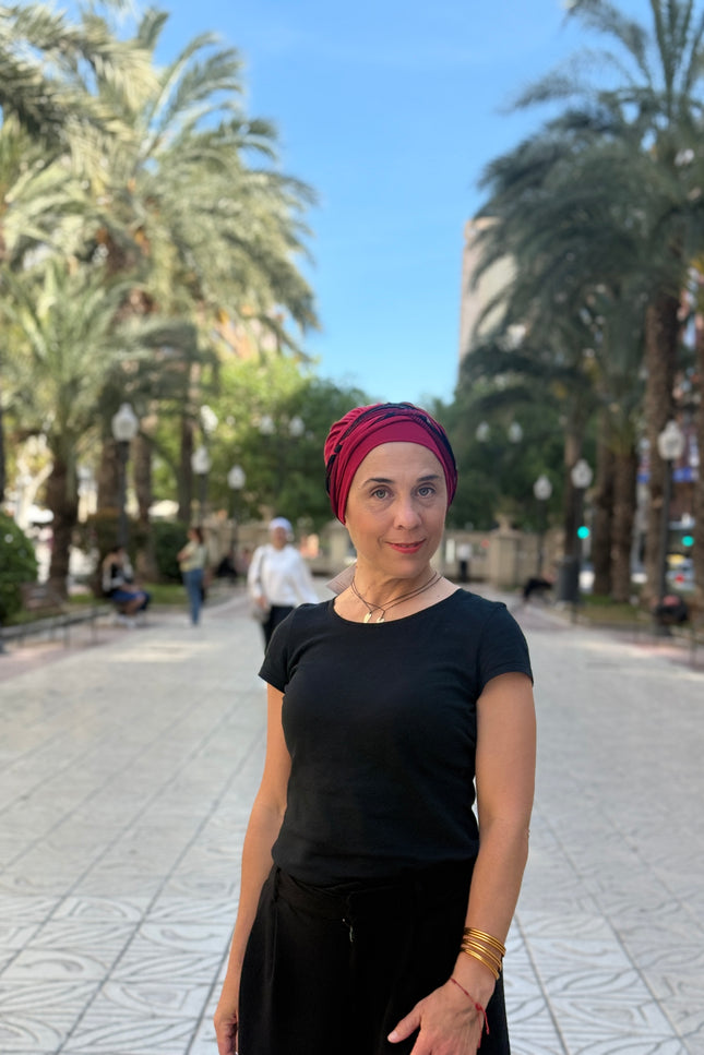 Pañuelo Oncológico Carla Bedia | Carlota Rojo