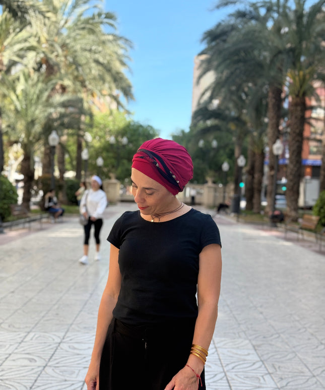 Pañuelo Oncológico Carla Bedia | Carlota Rojo