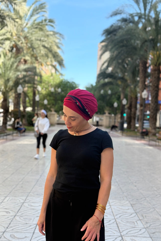 Pañuelo Oncológico Carla Bedia | Carlota Rojo