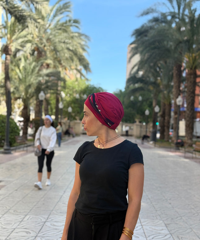 Pañuelo Oncológico Carla Bedia | Carlota Rojo