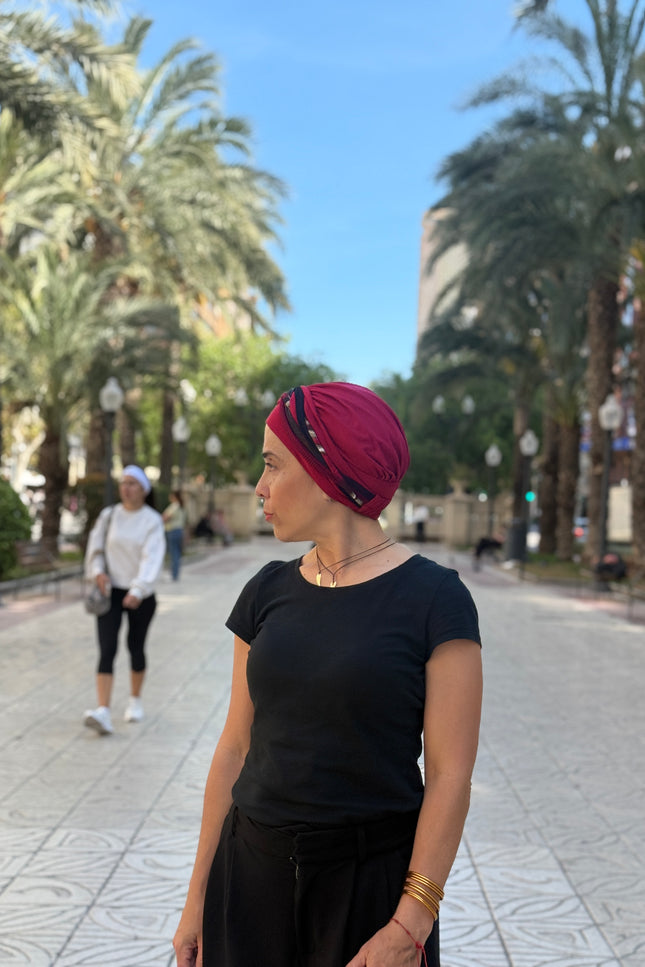 Pañuelo Oncológico Carla Bedia | Carlota Rojo