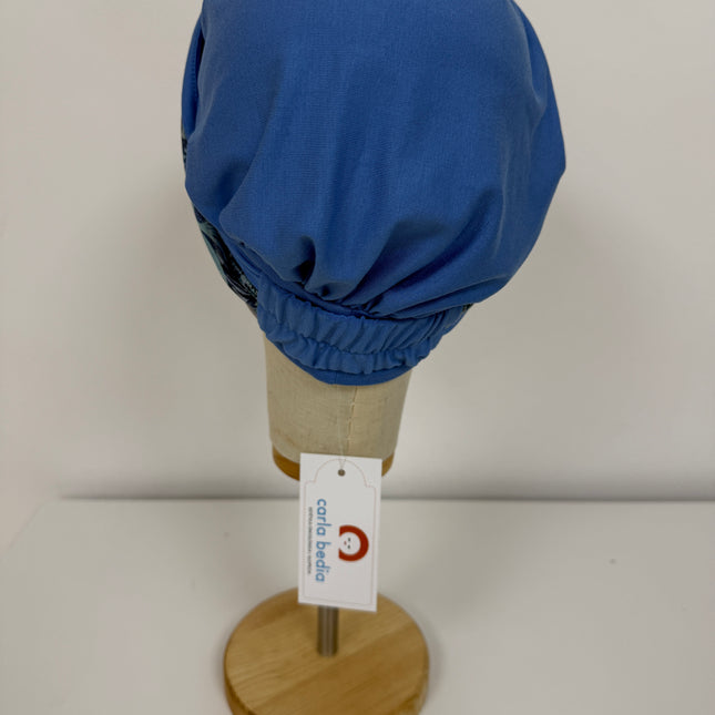 Pañuelo Oncológico Carla Bedia | Carlota Azul