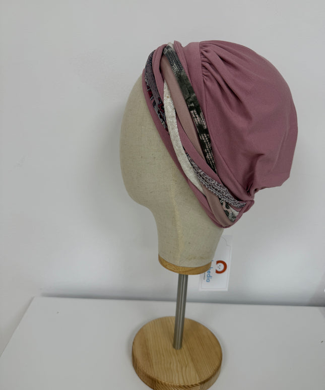 Pañuelo Oncológico Carla Bedia | Carlota Rosa