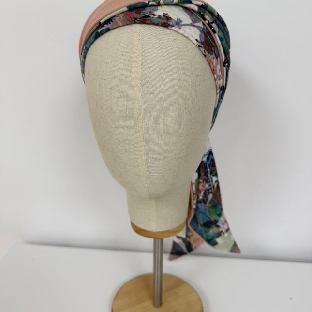 Pañuelo Oncológico Carla Bedia | Zoe Bambú Psycodelic Print
