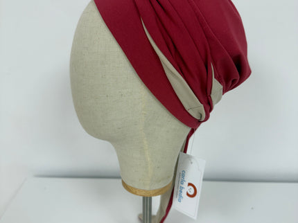Pañuelo Oncológico Carla Bedia | Martina Coral Beige