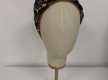 Pañuelo Oncológico Carla Bedia | Lara Marrón Animal Print