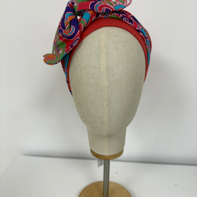 Pañuelo Oncológico Carla Bedia | Lara Coral Psicodélico