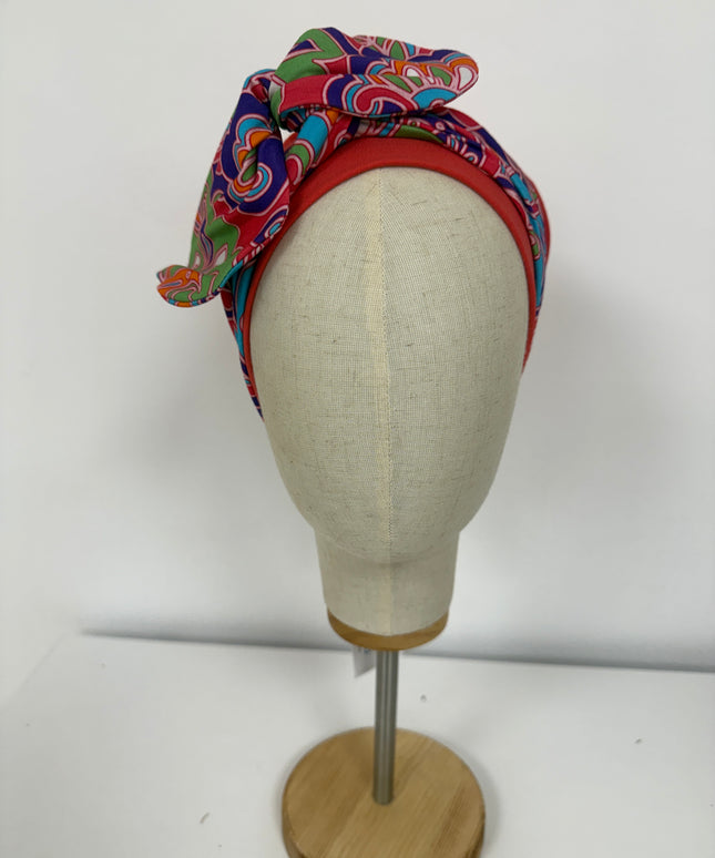 Pañuelo Oncológico Carla Bedia | Lara Coral Psicodélico