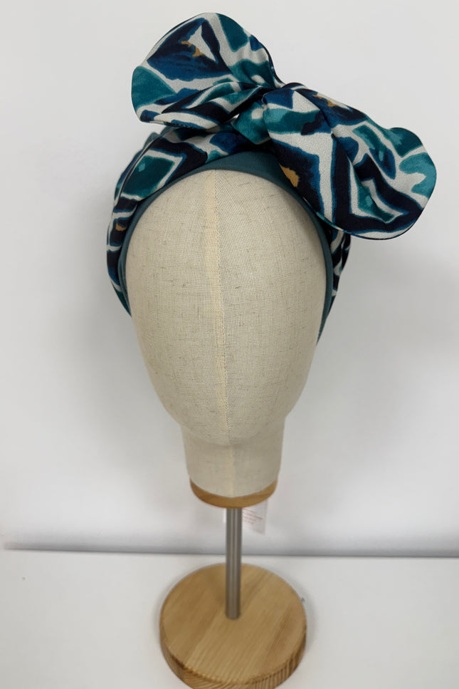 Pañuelo Oncológico Carla Bedia | Gala Azulejo