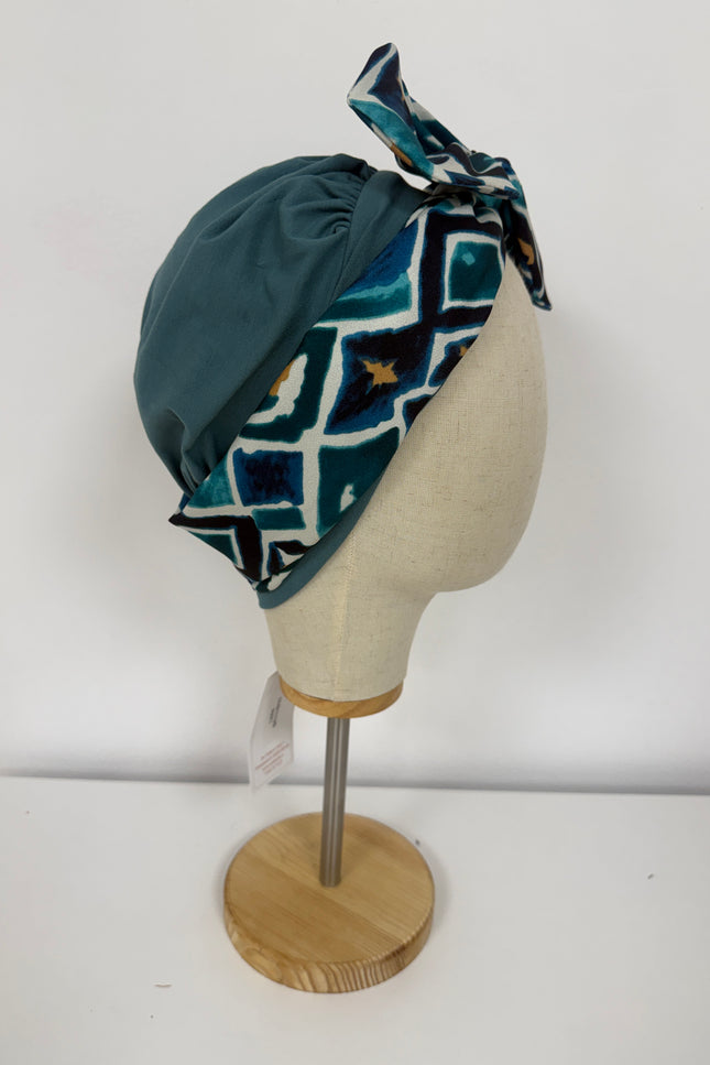 Pañuelo Oncológico Carla Bedia | Gala Azulejo