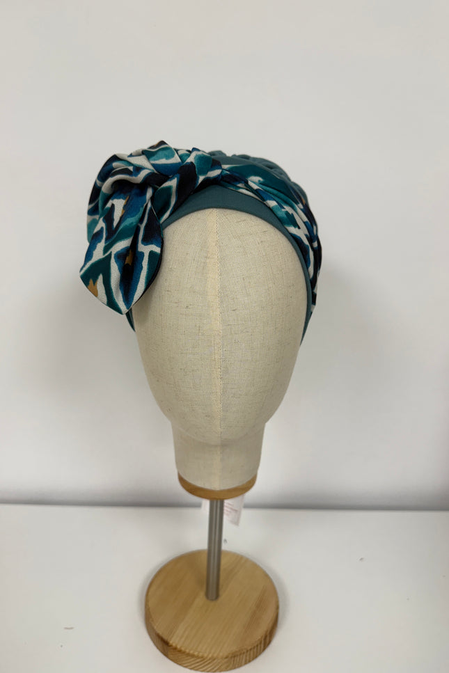 Pañuelo Oncológico Carla Bedia | Gala Azulejo