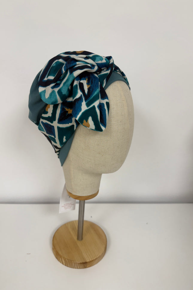 Pañuelo Oncológico Carla Bedia | Gala Azulejo