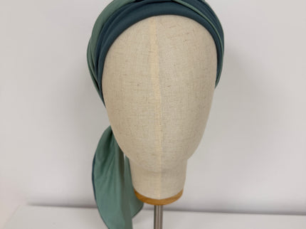 Pañuelo Oncológico Carla Bedia | Martina Verde Agua