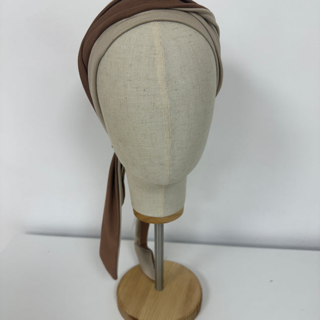 Pañuelo Oncológico Carla Bedia | Martina Beige Camel