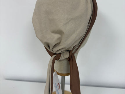 Pañuelo Oncológico Carla Bedia | Martina Beige Camel