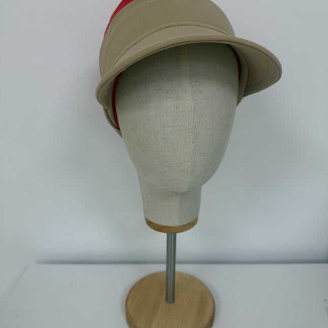 Visera para Pañuelo Oncológico Carla Bedia | Beige Arena