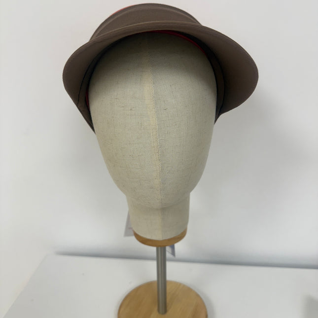 Visera para Pañuelo Oncológico Carla Bedia | Marrón