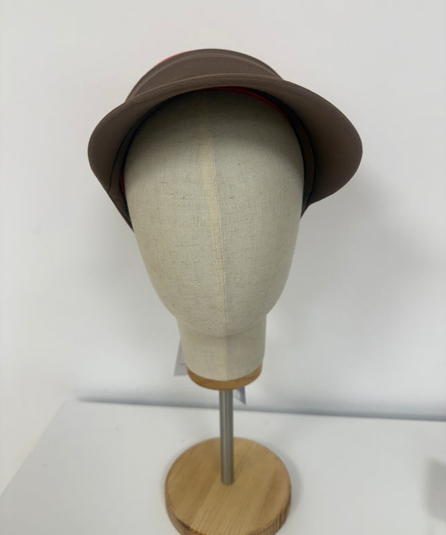 Visera para Pañuelo Oncológico Carla Bedia | Marrón
