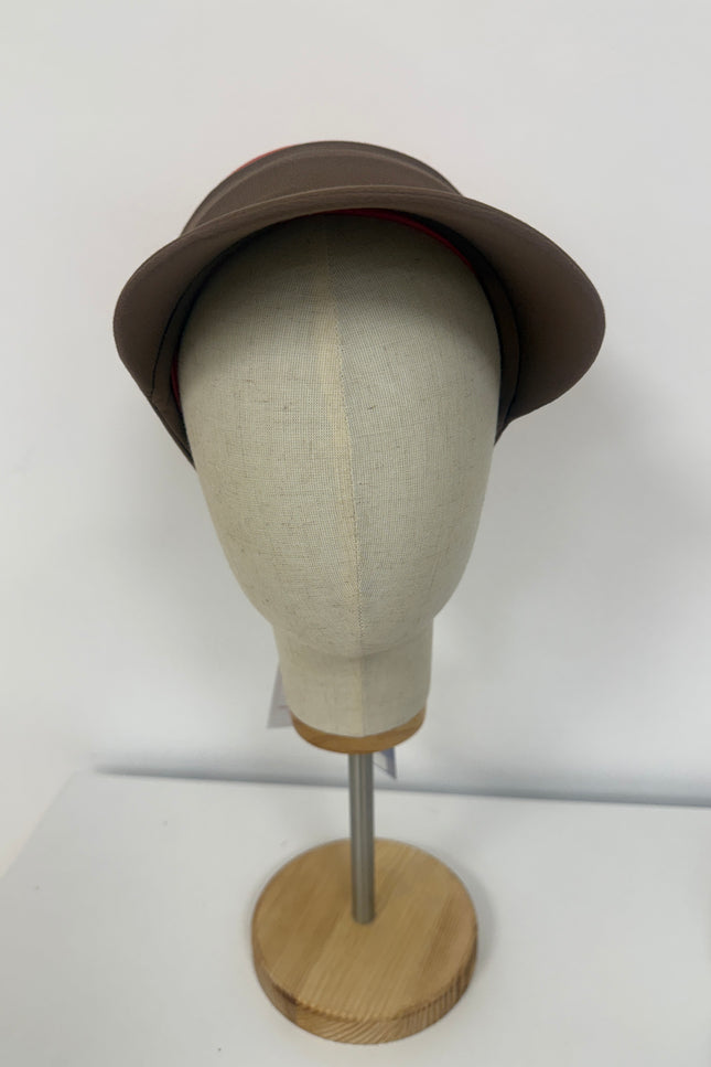 Visera para Pañuelo Oncológico Carla Bedia | Marrón