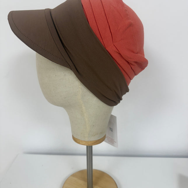 Visera para Pañuelo Oncológico Carla Bedia | Marrón