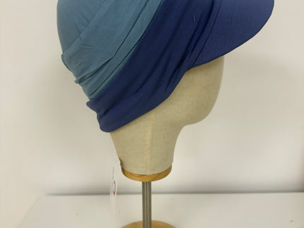 Visera para Pañuelo Oncológico Carla Bedia | Azul Marino