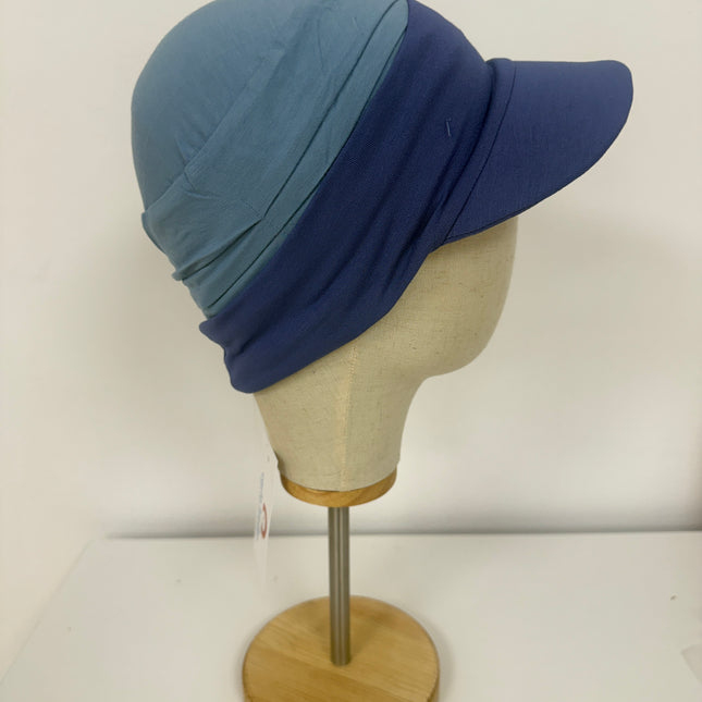 Visera para Pañuelo Oncológico Carla Bedia | Azul