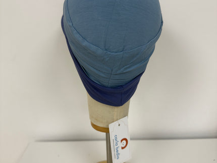 Visera para Pañuelo Oncológico Carla Bedia | Azul Marino