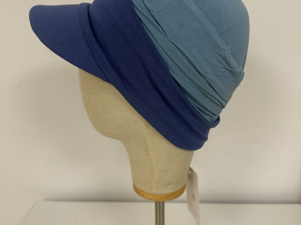 Visera para Pañuelo Oncológico Carla Bedia | Azul Marino