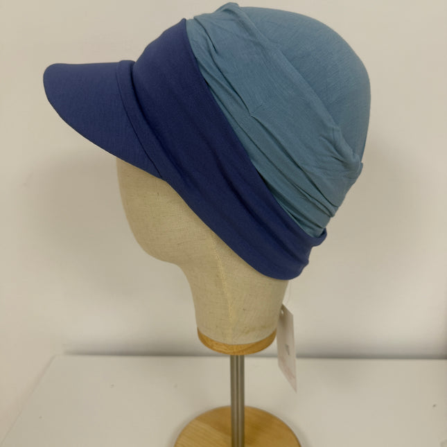 Visera para Pañuelo Oncológico Carla Bedia | Azul