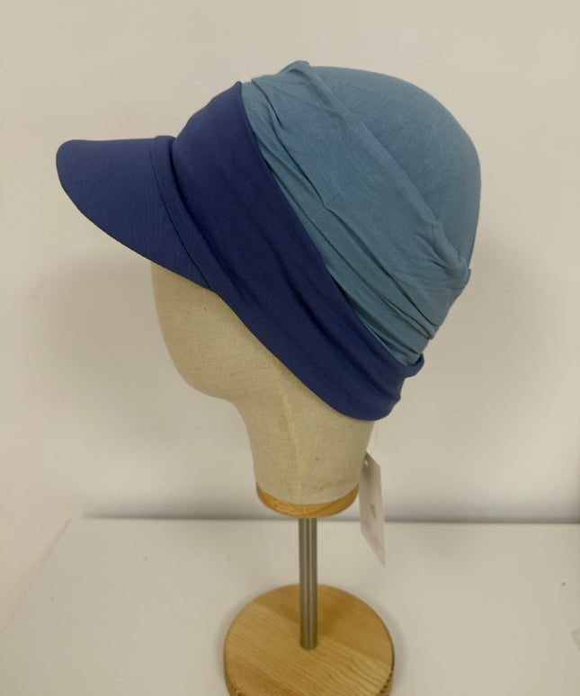 Visera para Pañuelo Oncológico Carla Bedia | Azul