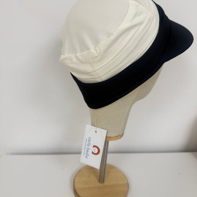 Visera para Pañuelo Oncológico Carla Bedia | Negro