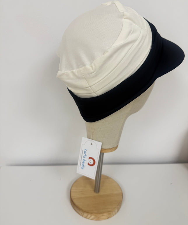 Visera para Pañuelo Oncológico Carla Bedia | Negro