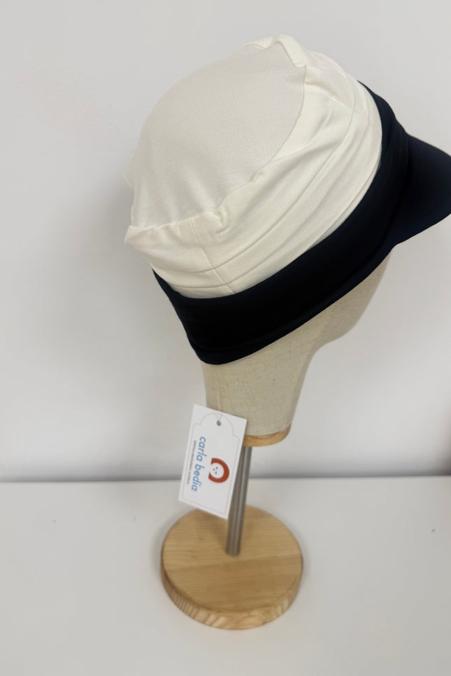 Visera para Pañuelo Oncológico Carla Bedia | Negro