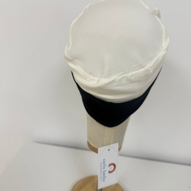 Visera para Pañuelo Oncológico Carla Bedia | Negro