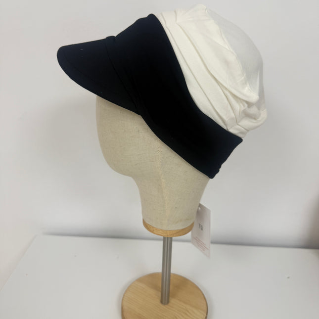 Visera para Pañuelo Oncológico Carla Bedia | Negro