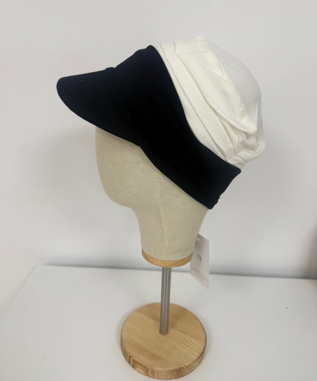 Visera para Pañuelo Oncológico Carla Bedia | Negro