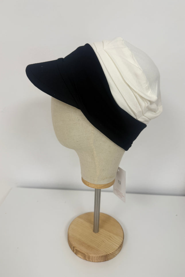Visera para Pañuelo Oncológico Carla Bedia | Negro