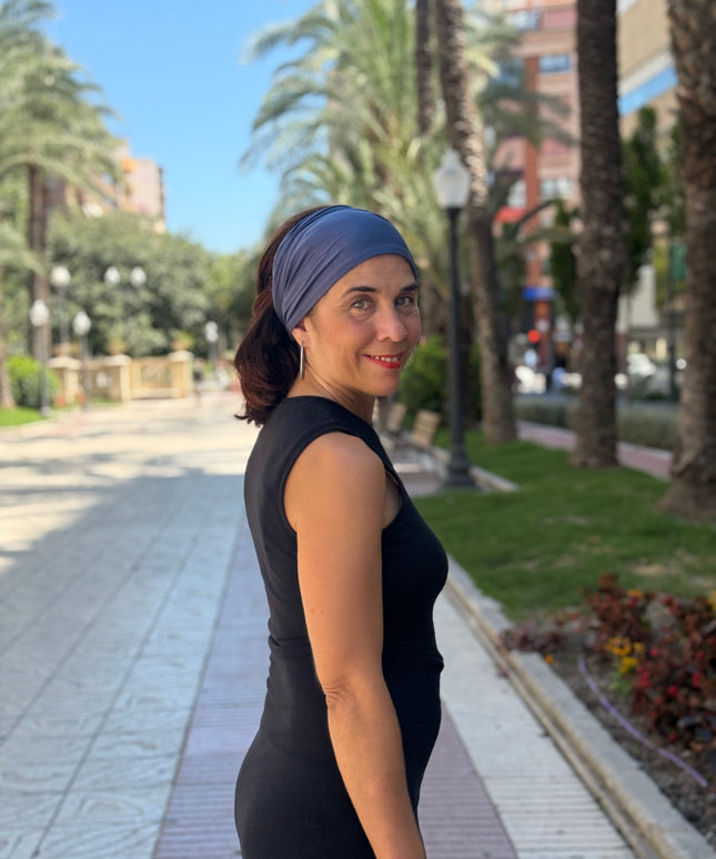 Banda de Bambú para Alopecia Frontal Fibrosante | Chloe Indigo