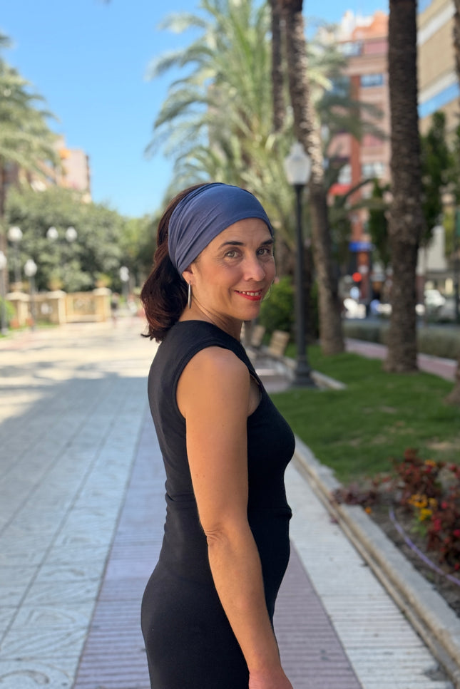 Banda de Bambú para Alopecia Frontal Fibrosante | Chloe Indigo